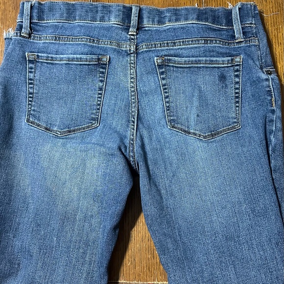 Isabel Maternity by Ingrid & Isabel Blue Skinny Jumpsuit with Comfort Fit - Picture 2 of 5